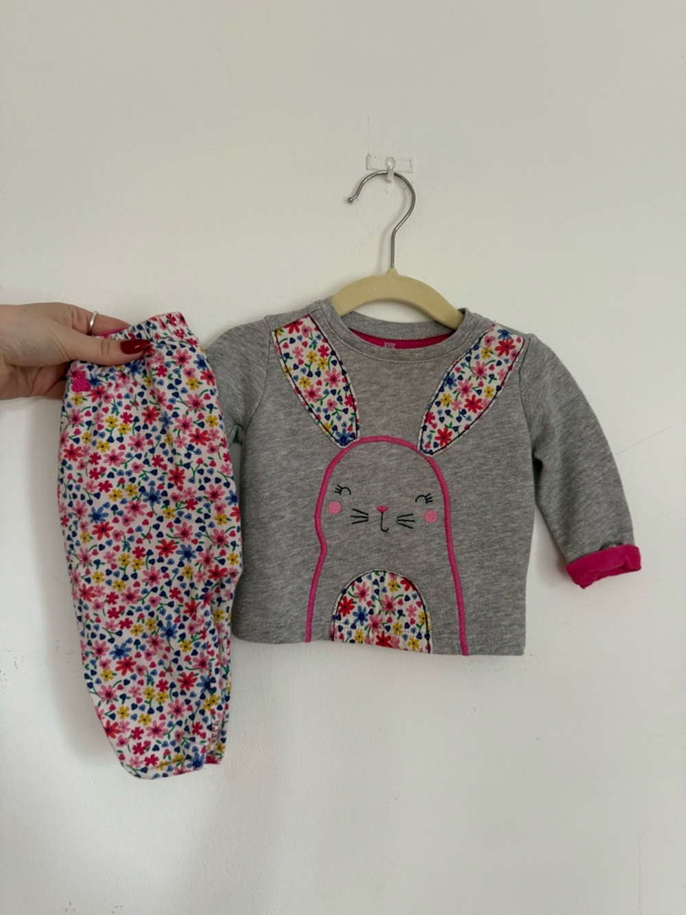 Baby Gap Floral Bunny Outfit